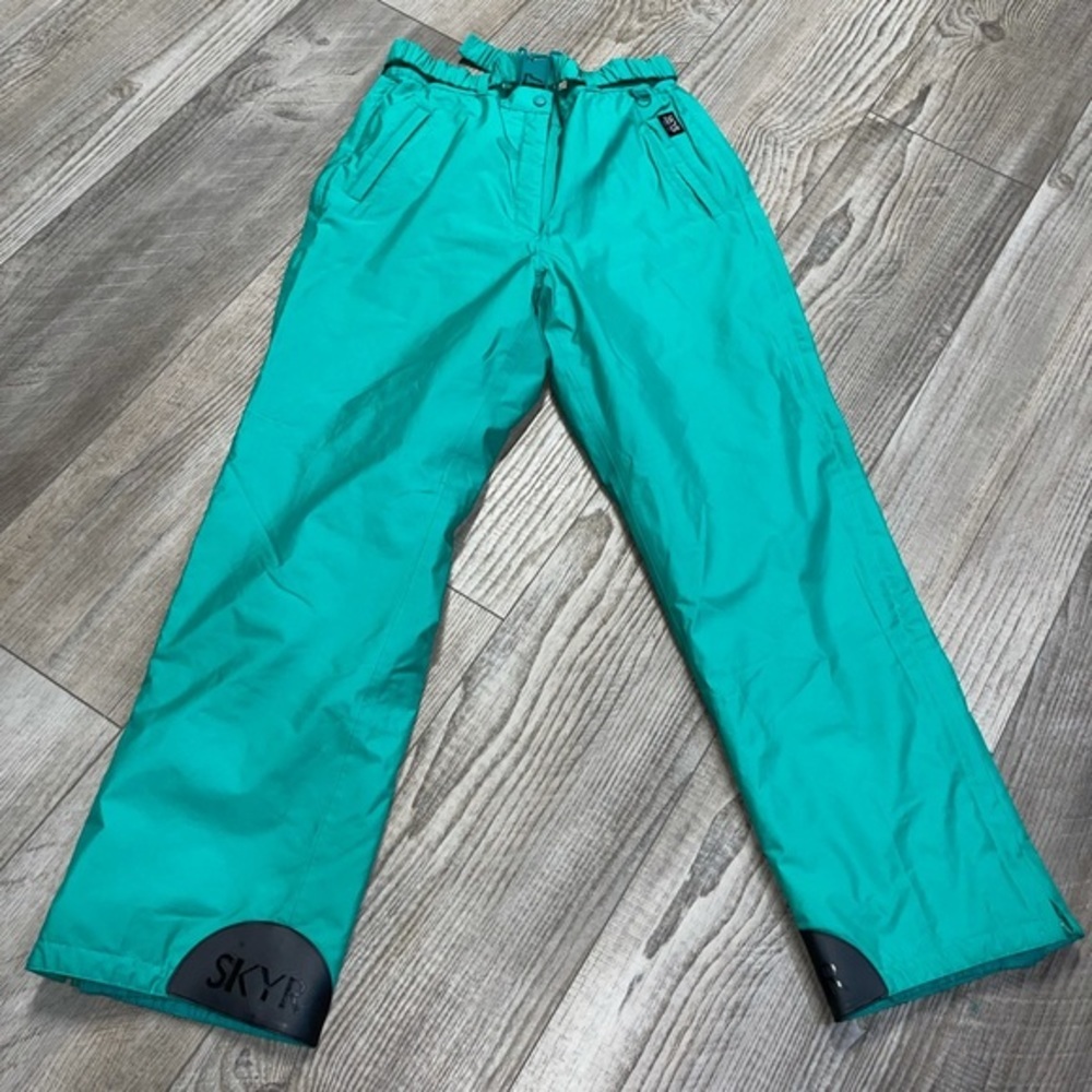 Vintage 70s/80s Skyr Color Block Snow Ski Snowboard pants zip off  GORe Tex